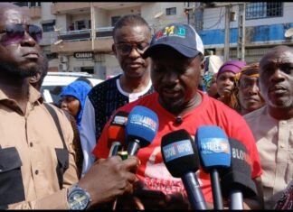 DIXINN : LES RESPONSABLES DES MOUVEMENTS DE SOUTIEN DU GMD DANS LA RUE POUR PROTESTER CONTRE L’EXCLUSION DES MEMBRES FONDATEURS