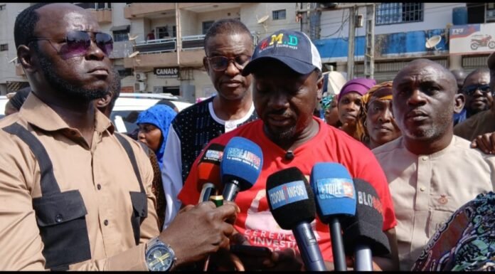 DIXINN : LES RESPONSABLES DES MOUVEMENTS DE SOUTIEN DU GMD DANS LA RUE POUR PROTESTER CONTRE L’EXCLUSION DES MEMBRES FONDATEURS