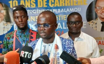 Eugène Kapi Balamou célèbre dix ans de carrière et rend hommage à l’excellence guinéenne