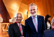 Club de Madrid : L’ancien Premier ministre guinéen Cellou Dalein Diallo reçu par le Roi Felipe VI d’Espagne